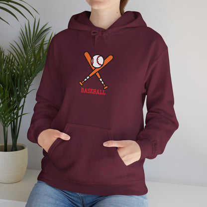 Women's Baseball Hoodie - Cozy Sports Sweatshirt for Baseball Lovers