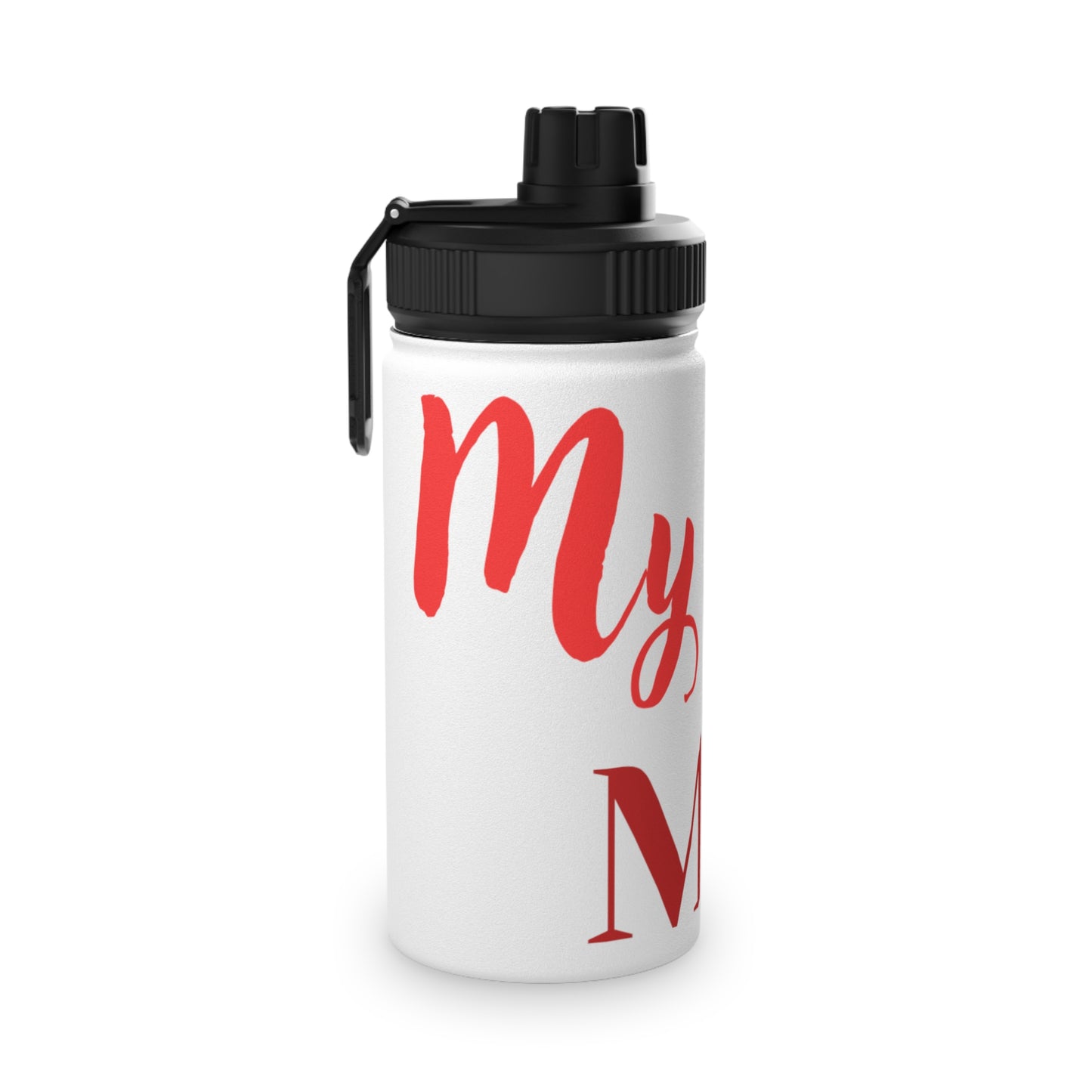 Floral Stainless Steel Water Bottle with Sports Lid - Perfect Gift for Mom