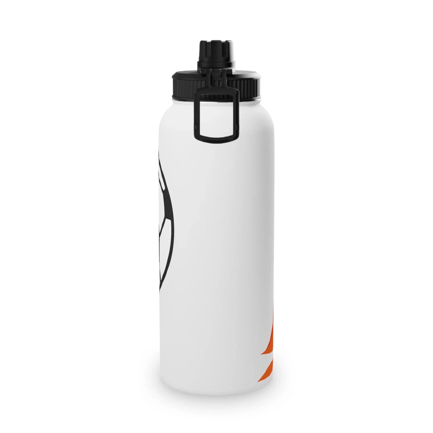 Soccer Fire Ball Stainless Steel Water Bottle – Insulated Sports Bottle - RizQ Life 