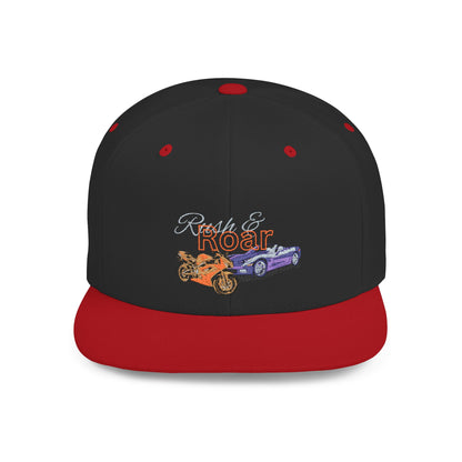 Rush & Rore Vintage Game Snapback Cap — Flat Bill Car Lover Hat