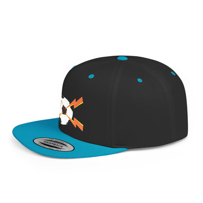 Soccer flat bill snapback hat – adjustable, stylish, and perfect for streetwear, casual outings, festivals, and gifting.