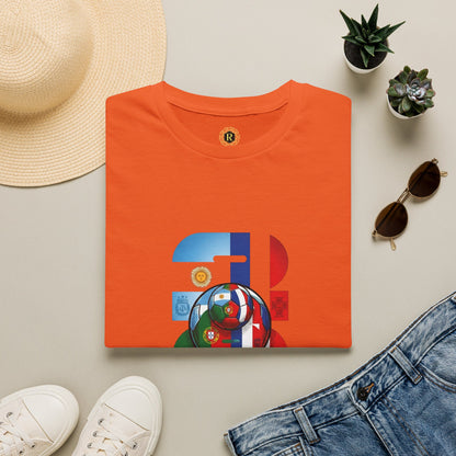 2026 Soccer World Flags T-Shirt | Football Tournament Graphic Tee