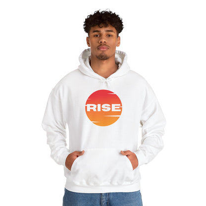 Men's Rise Sunset Hoodie - Comfortable Heavy Blend Sweatshirt