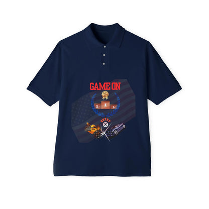 Men's Game Piqué Polo - Casual Sportswear Tee for Active Lifestyle - RizQ Life 