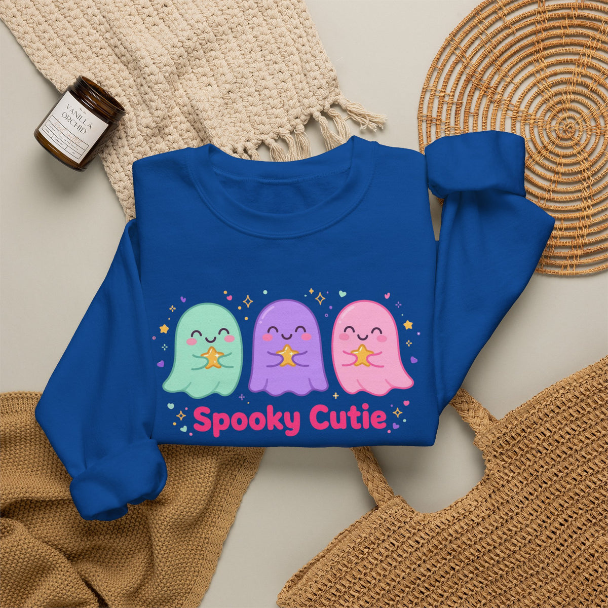 Spooky Cutie Sweatshirt | Cute Pastel Halloween Ghost Crewneck