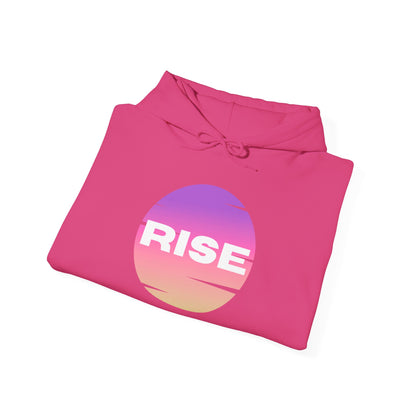 Women's Rise Graphic Hoodie - Cozy & Inspirational Sweatshirt