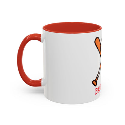 Baseball Accent Coffee Mug - Perfect for Sports Lovers & Gifting