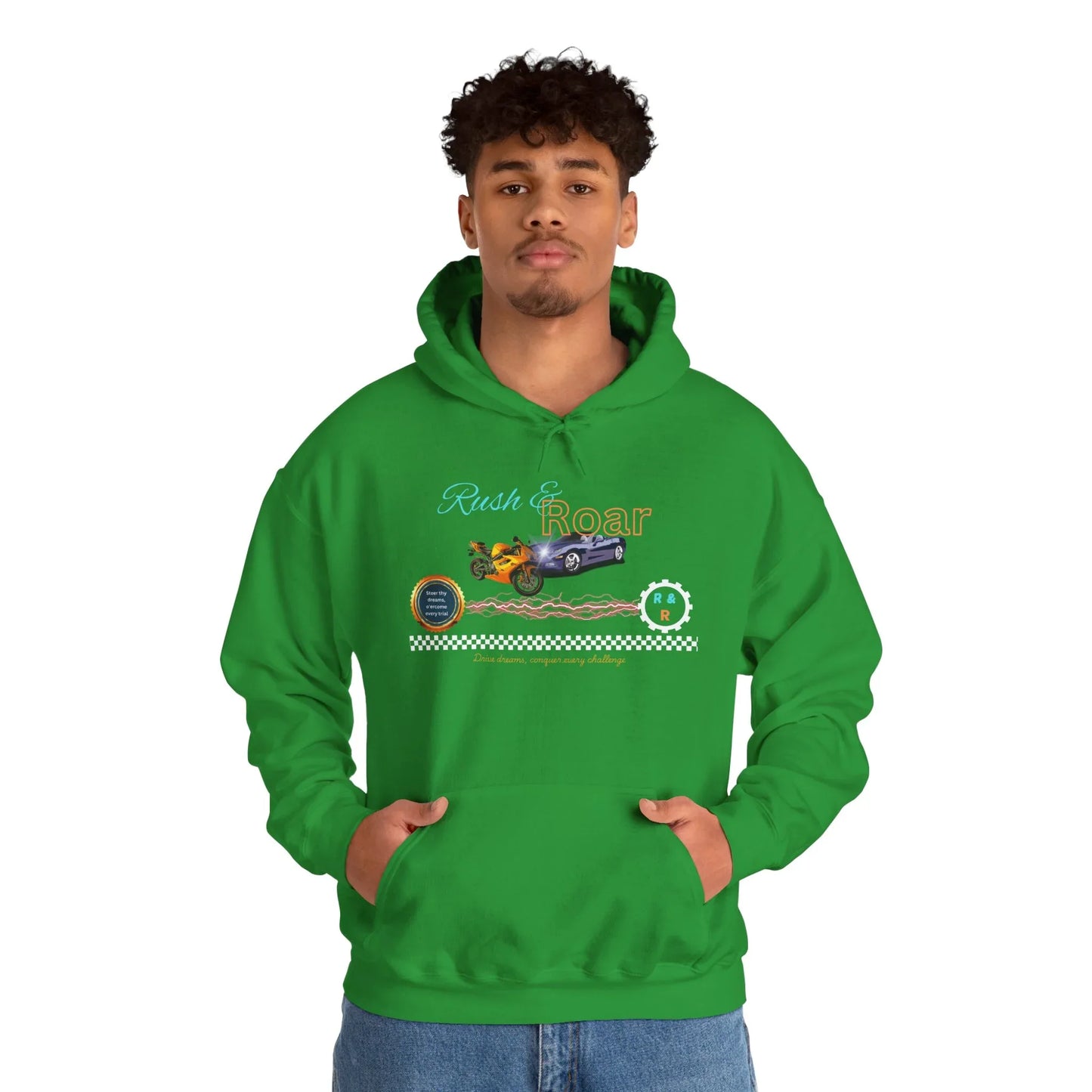 Vintage Car Hoodie - Cool and Cozy Unisex Sweatshirt for Road Trips - RizQ Life 