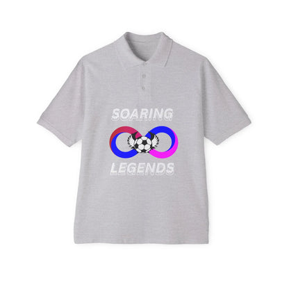 Men's Piqué Polo - Soaring Legends Soccer Shirt - RizQ Life 