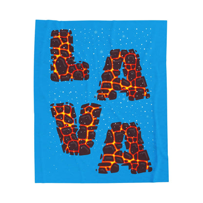 Lava Velveteen Plush Blanket - Cozy Kids Throw & Fun Home Decor Gift - RizQ Life 