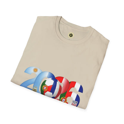2026 Soccer Unisex Shirt | POR ARG FRA USA Football Tee