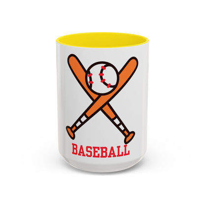 Baseball Accent Coffee Mug - Perfect for Sports Lovers & Gifting