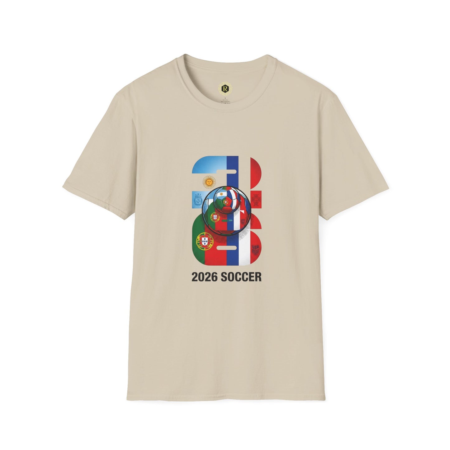 2026 Soccer World Flags T-Shirt | Football Tournament Graphic Tee