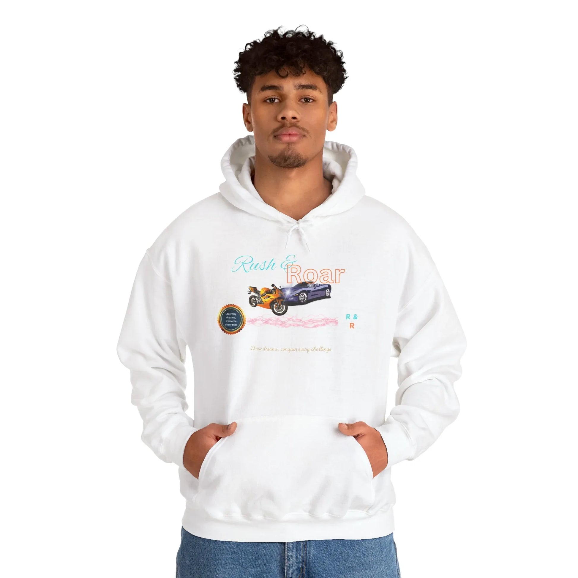 Vintage Car Hoodie - Cool and Cozy Unisex Sweatshirt for Road Trips - RizQ Life 