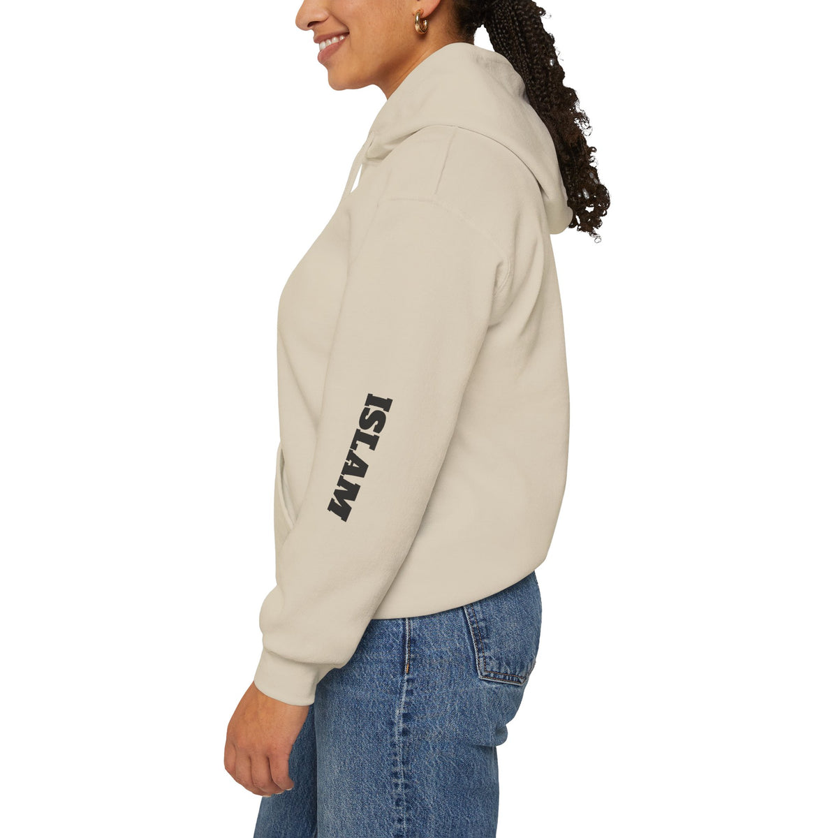 Islamic Calligraphy Hoodie Arabic Faith