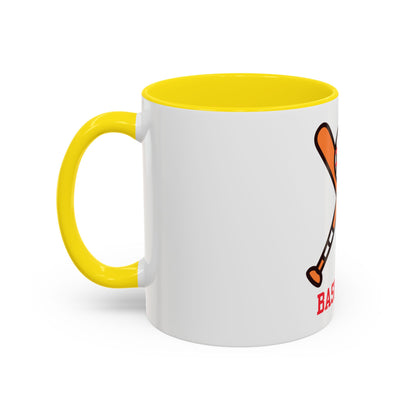 Baseball Accent Coffee Mug - Perfect for Sports Lovers & Gifting