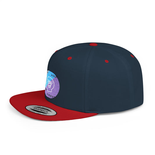 Shop the Motivational Strength Snapback – flat bill adjustable hat for men & women. Perfect streetwear and inspirational gift.
