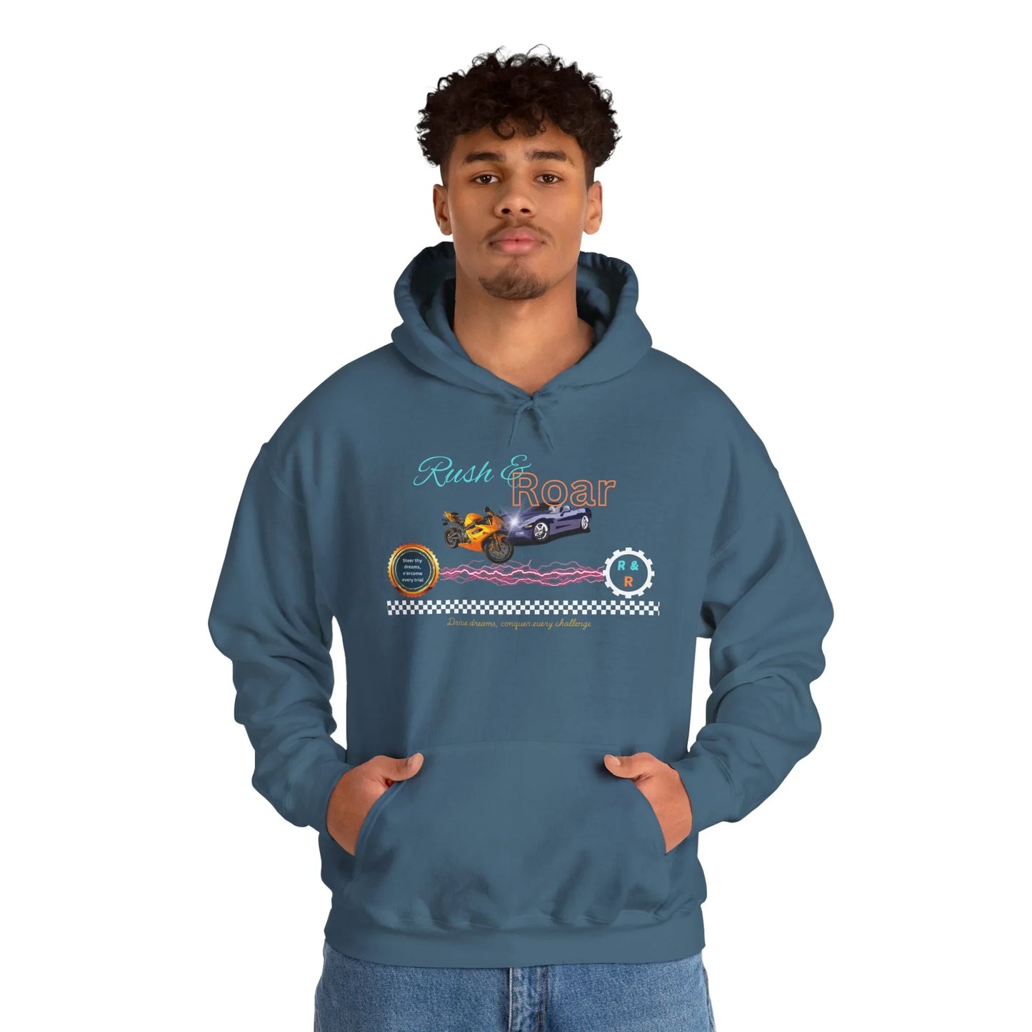 Vintage Car Hoodie - Cool and Cozy Unisex Sweatshirt for Road Trips - RizQ Life 