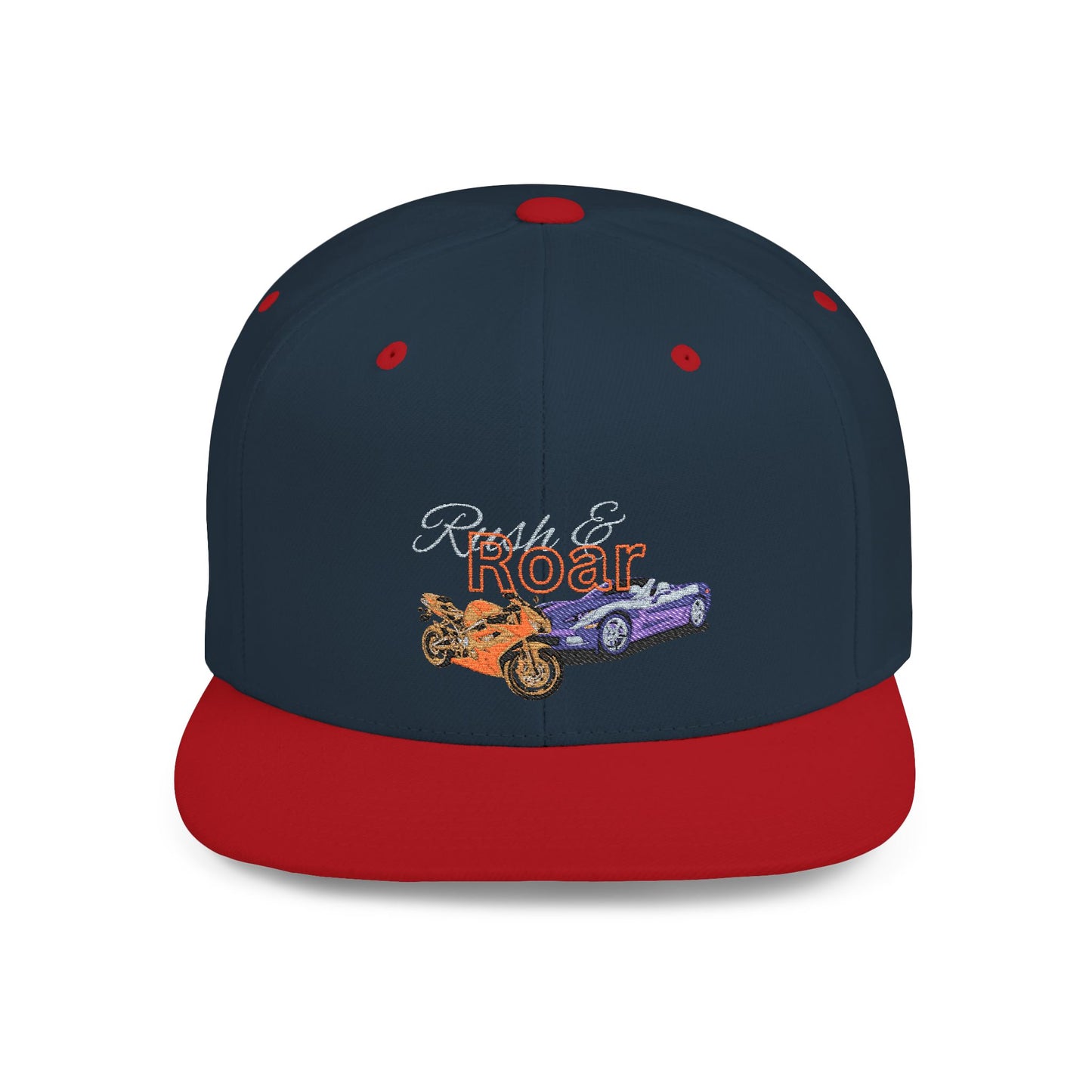 Rush & Rore Vintage Game Snapback Cap — Flat Bill Car Lover Hat