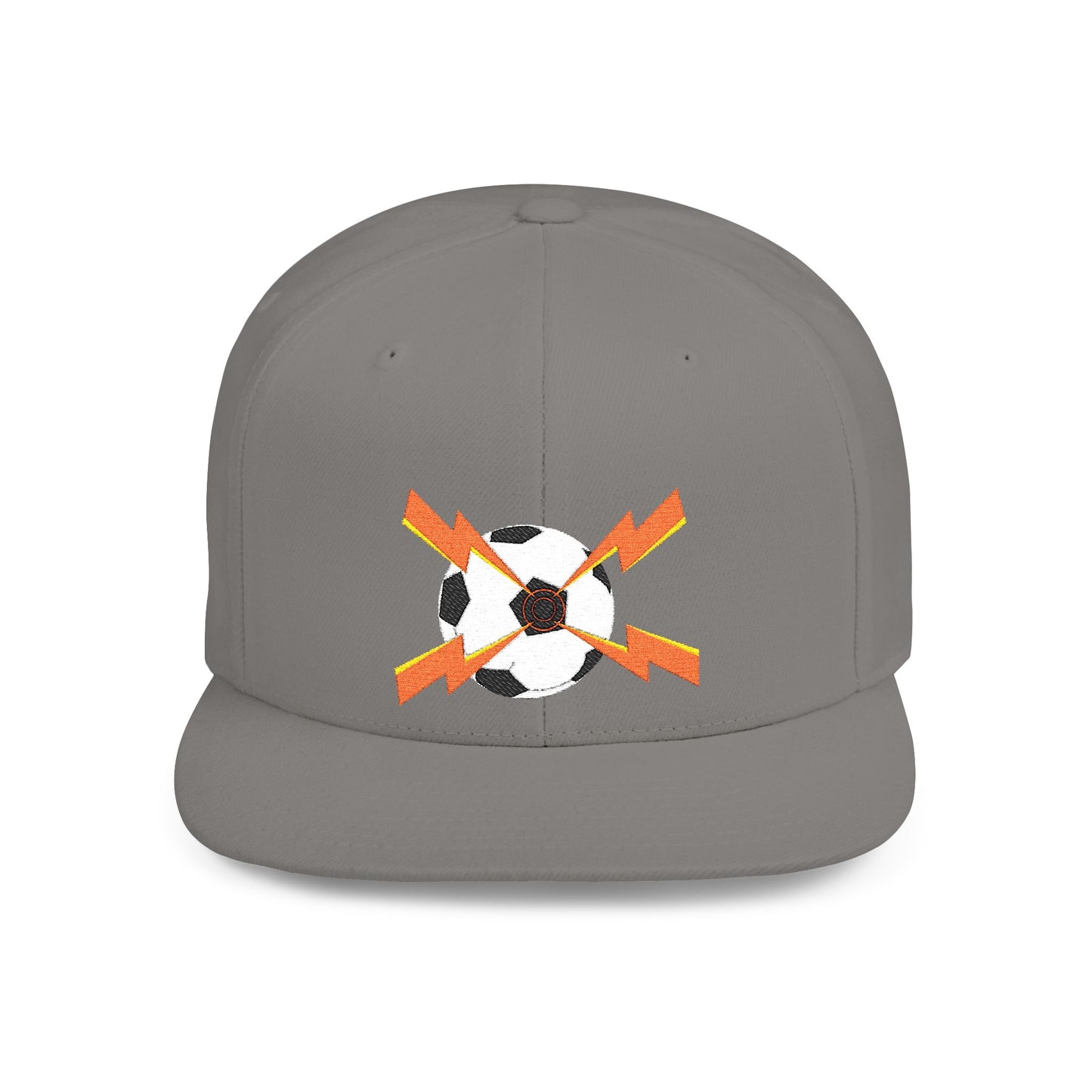 Casquette snapback à visière plate de football – ajustable, élégante et parfaite pour le streetwear, les sorties décontractées, les festivals et les cadeaux.