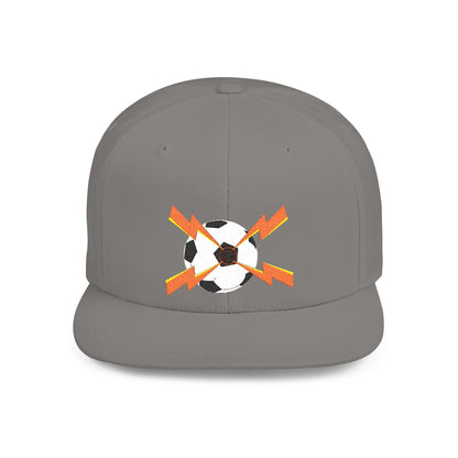 Casquette snapback à visière plate de football – ajustable, élégante et parfaite pour le streetwear, les sorties décontractées, les festivals et les cadeaux.