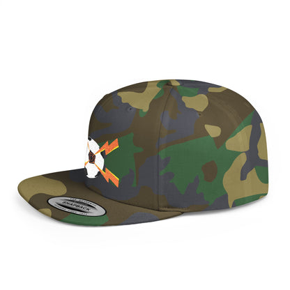 Soccer flat bill snapback hat – adjustable, stylish, and perfect for streetwear, casual outings, festivals, and gifting.