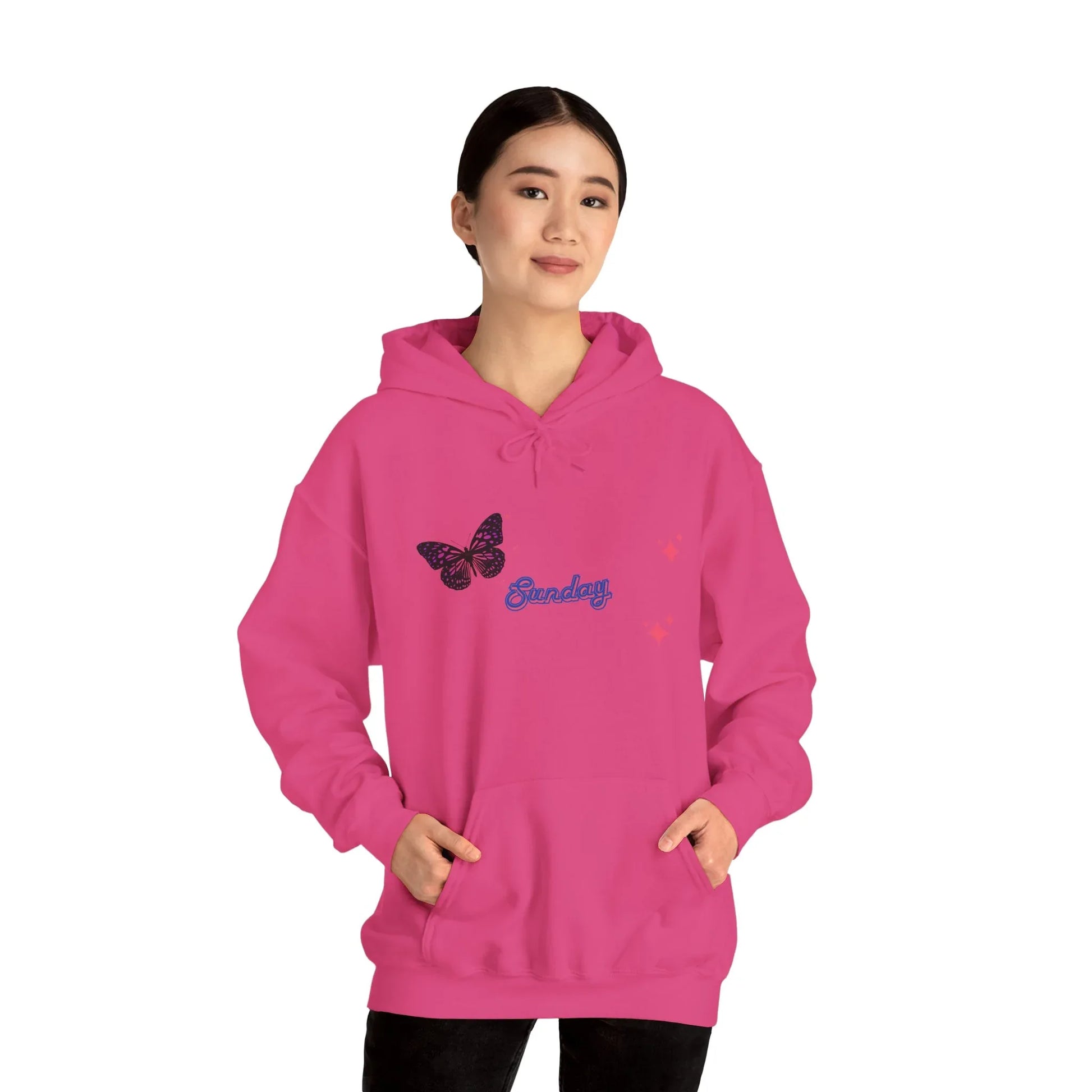 Butterfly Sunday Hoodie Sweatshirt For Women's - RizQ Life 