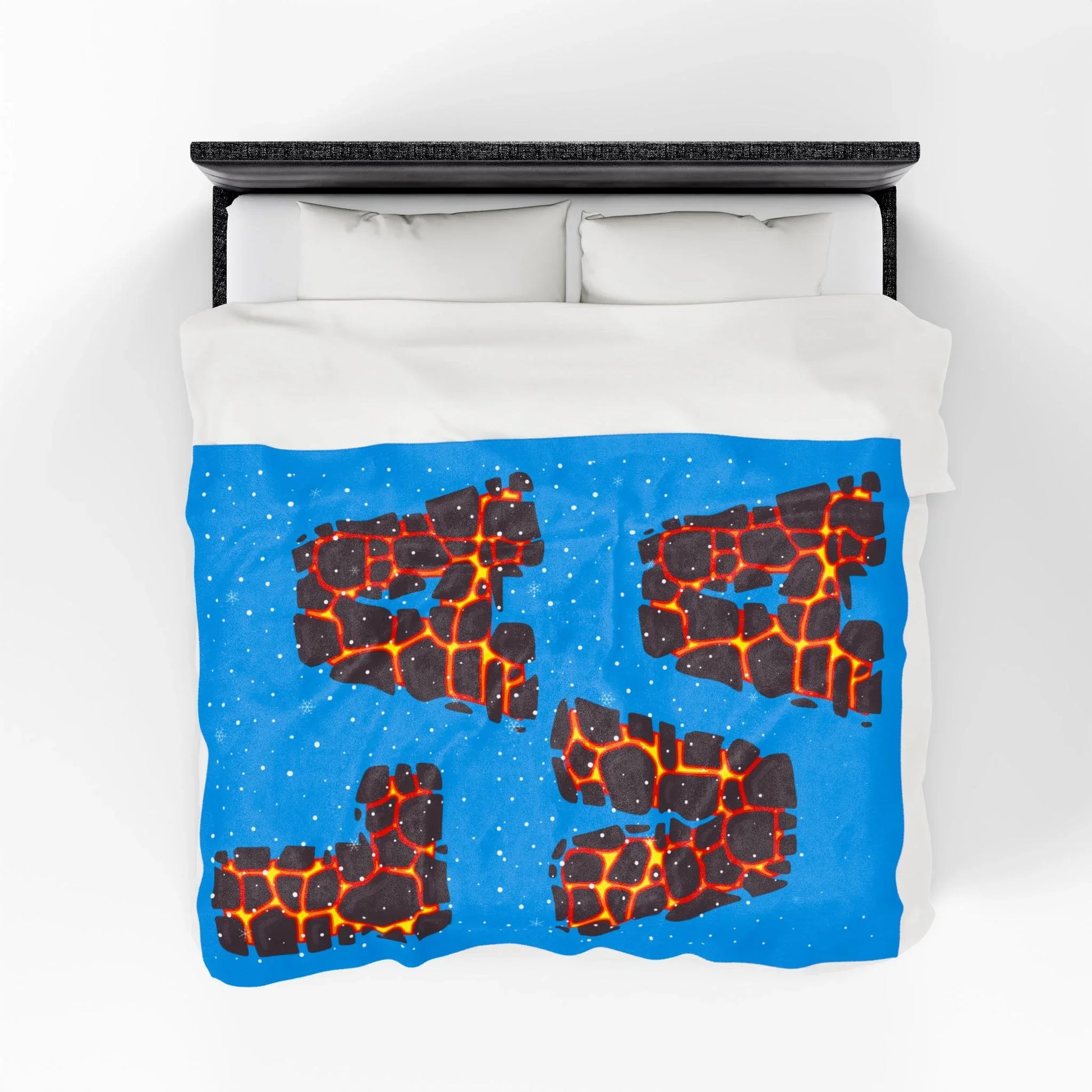 Lava Velveteen Plush Blanket - Cozy Kids Throw & Fun Home Decor Gift - RizQ Life 