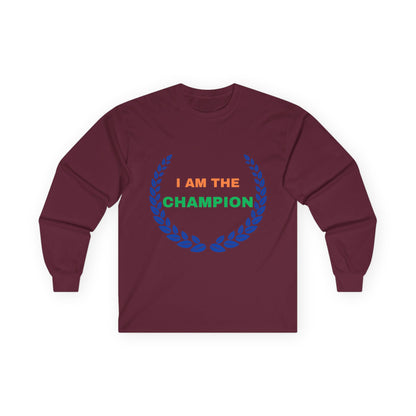 Motivational Quote Cotton Unisex Long Sleeve