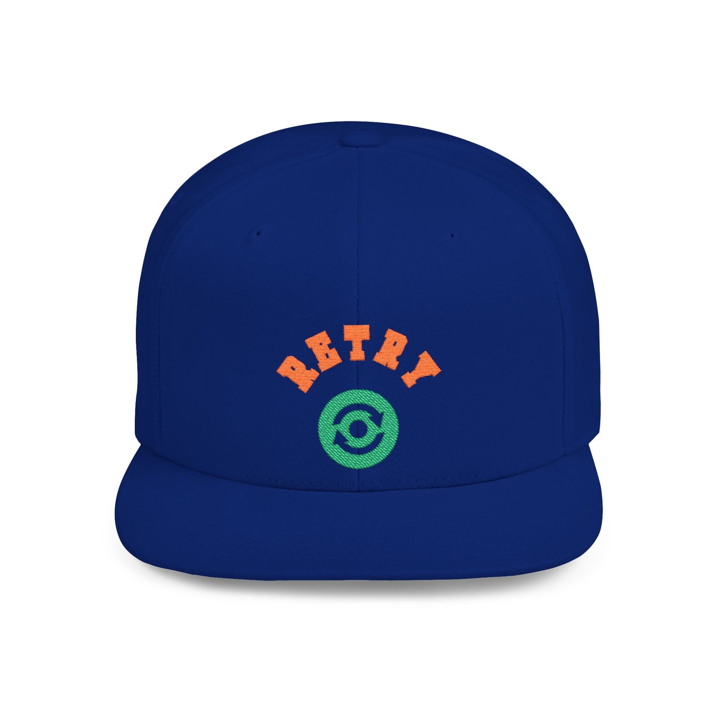 Retry Vintage Flat Bill Snapback Cap – Adjustable streetwear hat for men & women. Ideal gift for casual fashion, festivals, and urban style.