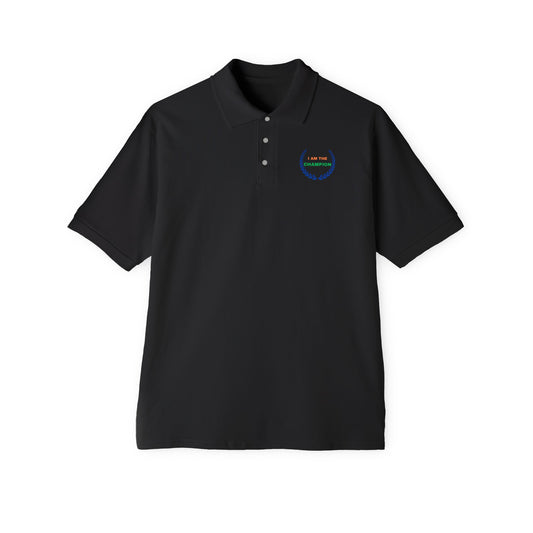 Comfortable Men's Piqué Polo Shirt with Elegant Design