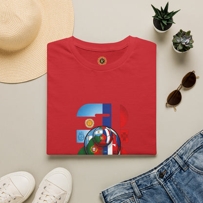 2026 Soccer World Flags T-Shirt | Football Tournament Graphic Tee