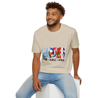 2026 Soccer Unisex Shirt | POR ARG FRA USA Football Tee