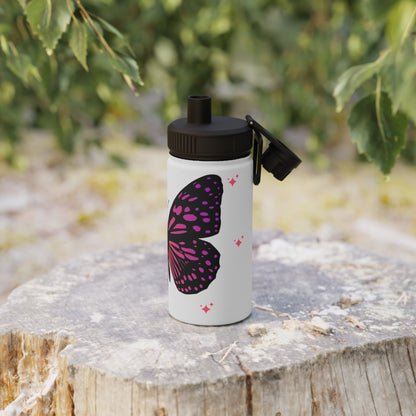 Butterfly Stainless Steel Water Bottle