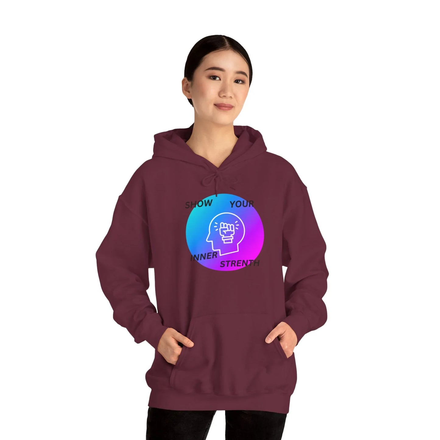 Women's Hoodie Empowerment Motivation Inner Strength Sweatshirt - RizQ Life 