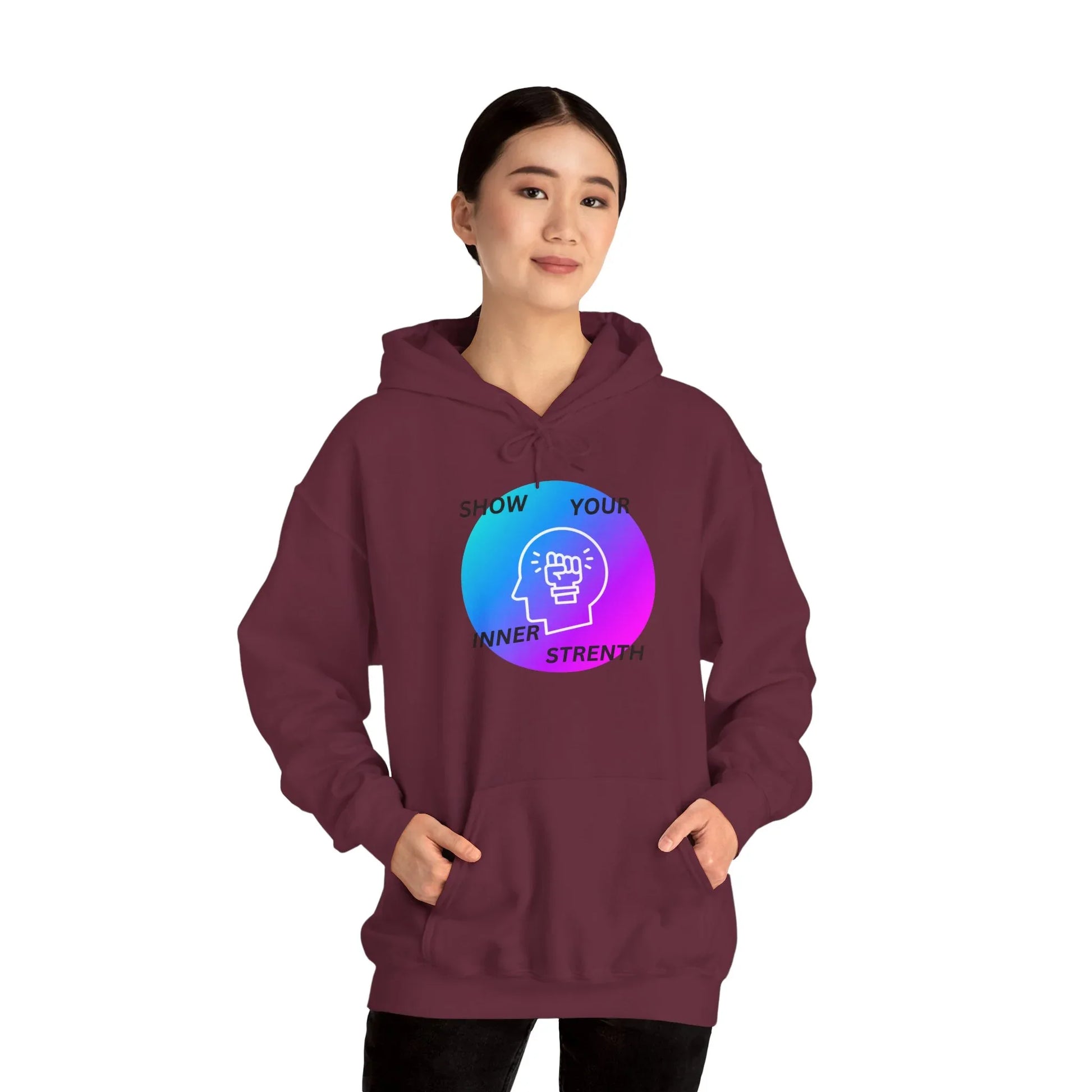 Women's Hoodie Empowerment Motivation Inner Strength Sweatshirt - RizQ Life 
