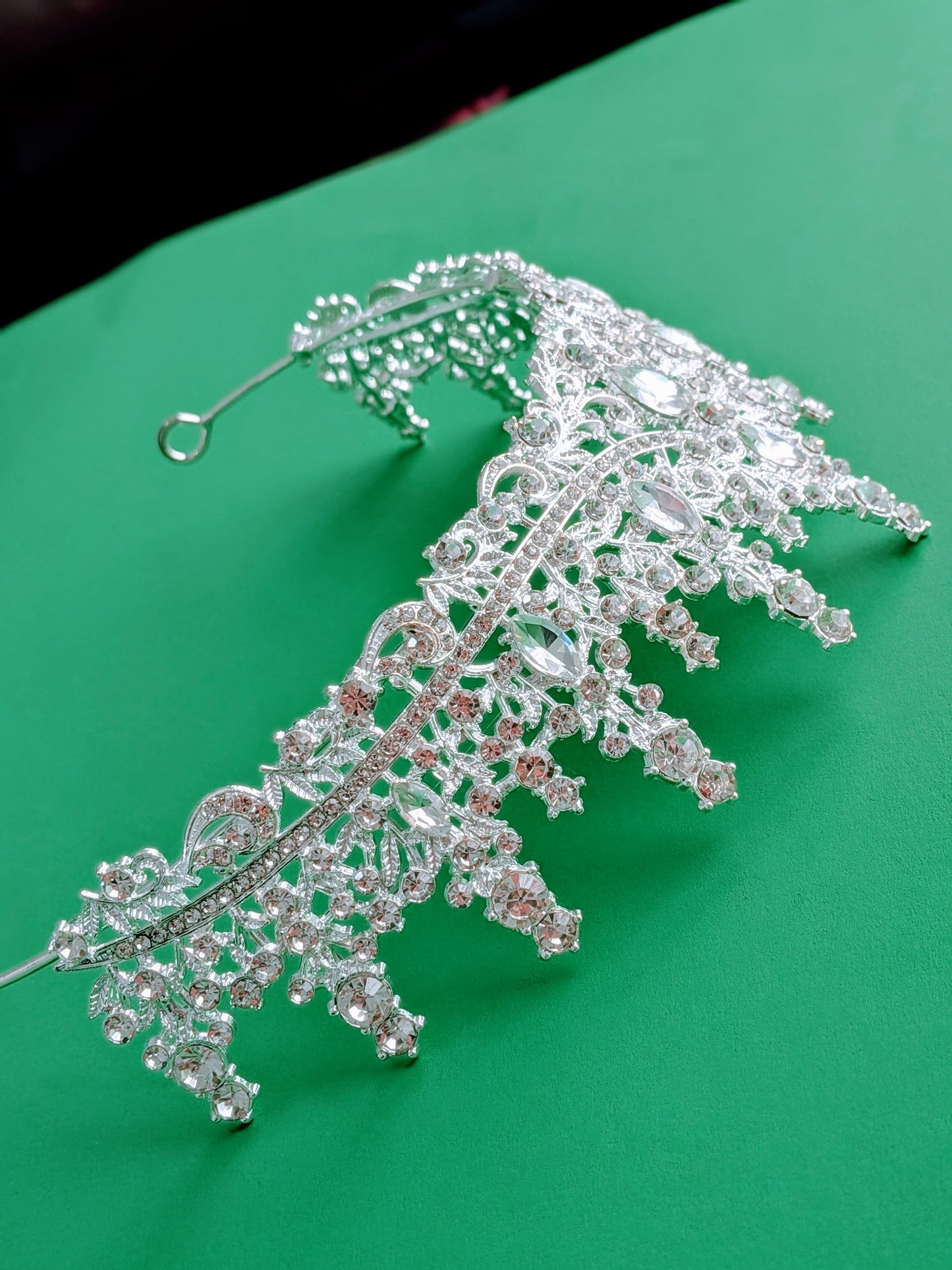 High End Luxury Crown Necklace Earrings set For Bride, Weeding Dress Jewelry, Weeding Necklace, Weeding Jewelry High End Grand