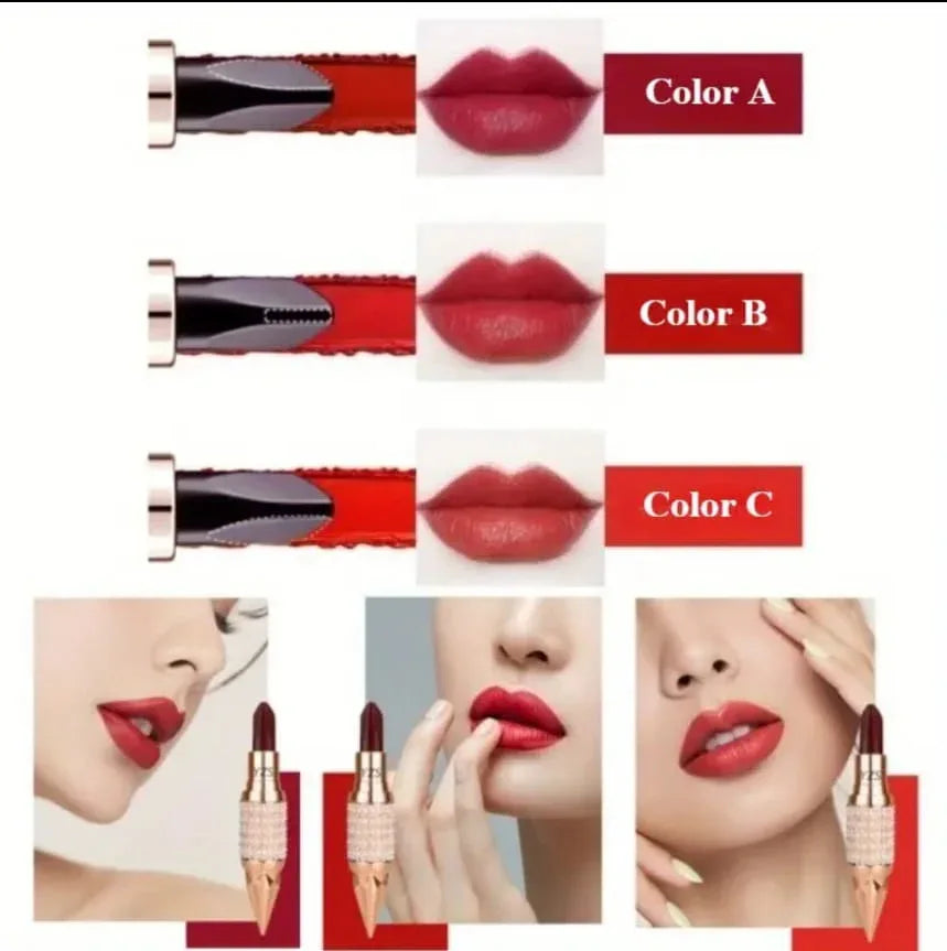 Magic Color-Changing Lipstick Necklace – Pearl & Gold pH-Balanced Lipstick - RizQ Life 