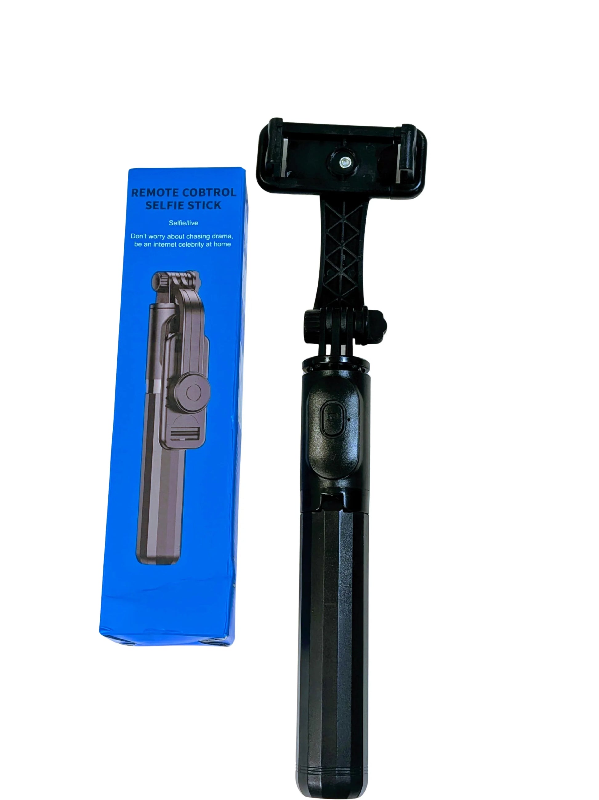 Wireless Remote Selfie Stick for iPhone & Android - Foldable Mini Tripod - RizQ Life 