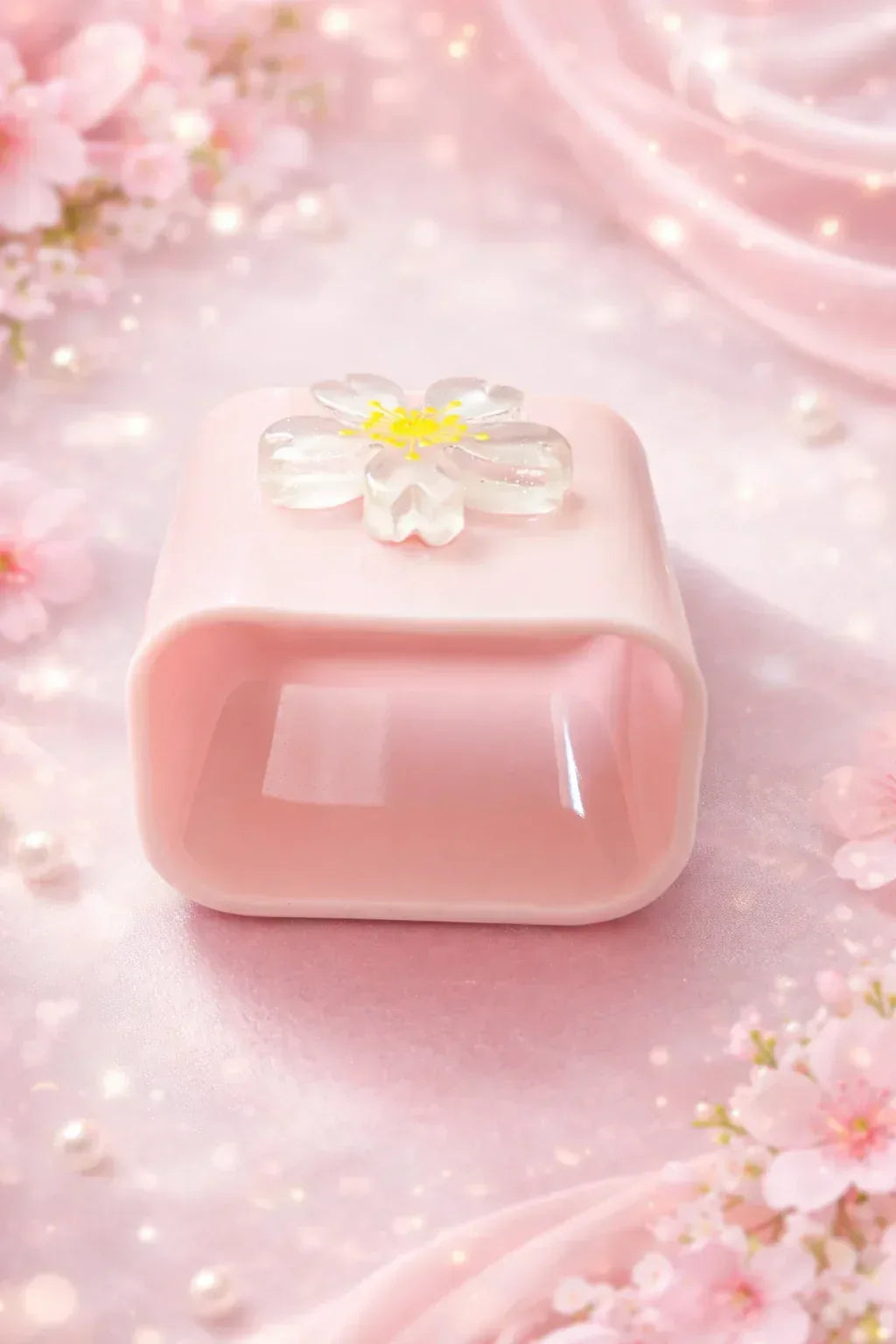 Pink Cherry Blossom Cable Protector Set – Charger & Cord Accessories - RizQ Life 