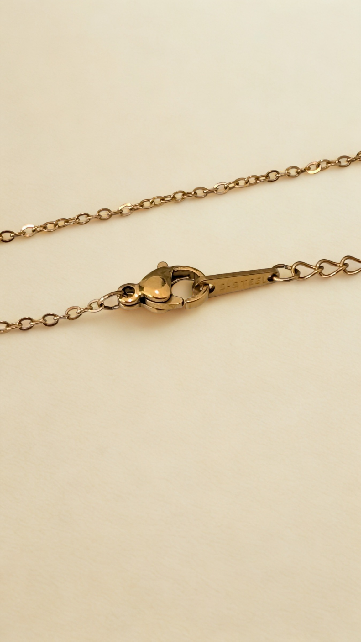 18K Gold Plated Stainless Steel Cubic Zirconia Pendant Necklace | Waterproof & Tarnish-Resistant Dainty Jewelry