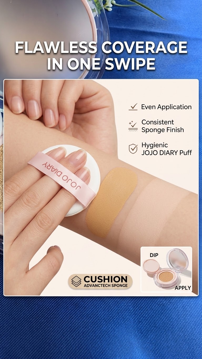 Kawaii 3D Air Cushion BB Cream | Hydrating Waterproof Foundation