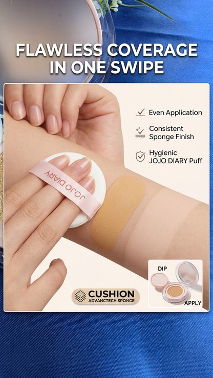 Kawaii 3D Air Cushion BB Cream | Hydrating Waterproof Foundation
