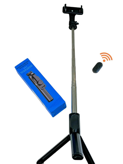 Wireless Remote Selfie Stick for iPhone & Android - Foldable Mini Tripod - RizQ Life 
