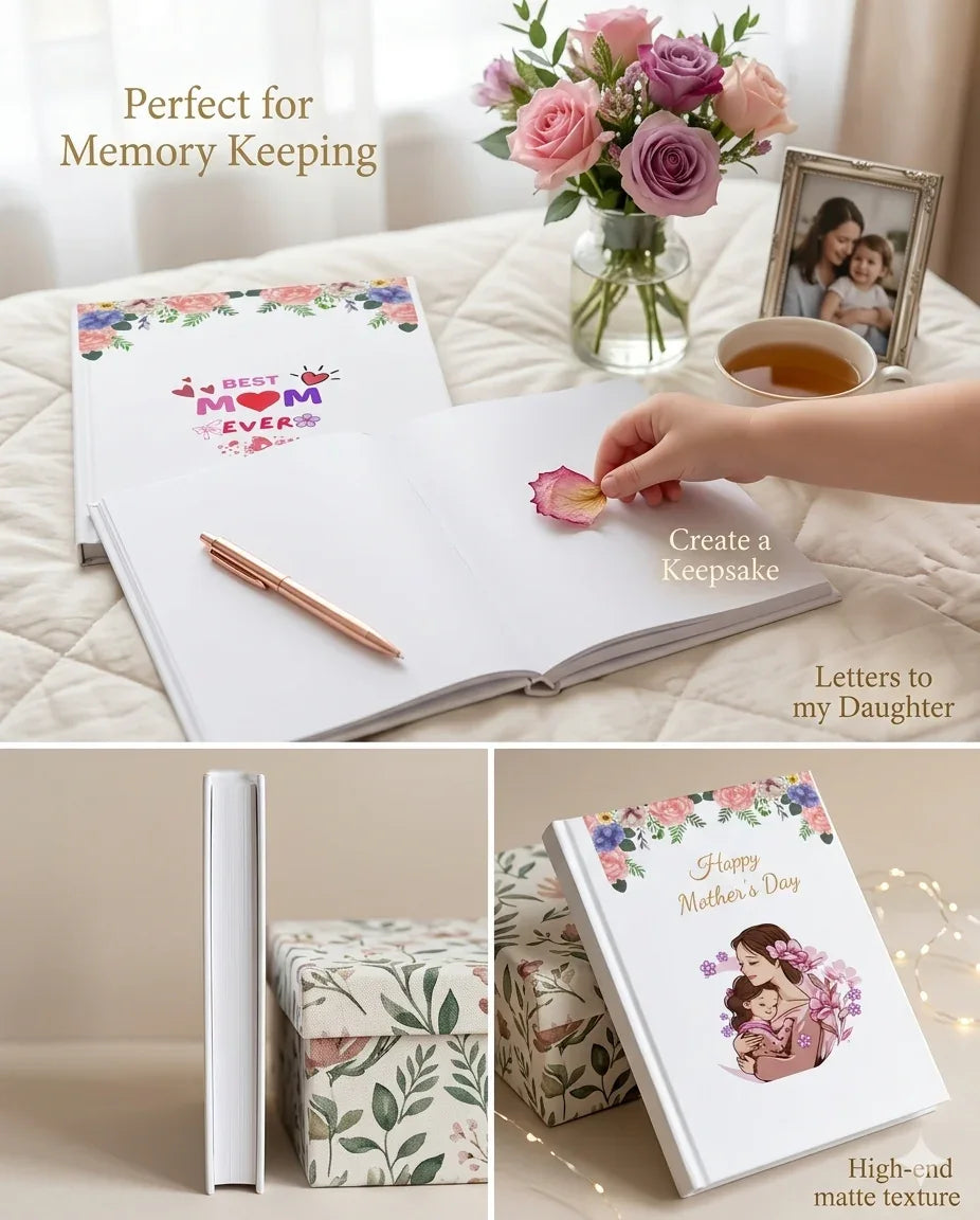 The Motherhood Keepsake Journal: Floral Hardcover Edition