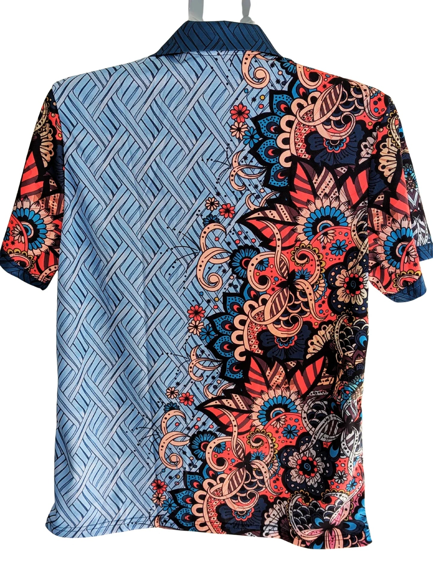 Men's casual Short sleeve 3D Print Short Sleeve Polo shirt - RizQ Life 