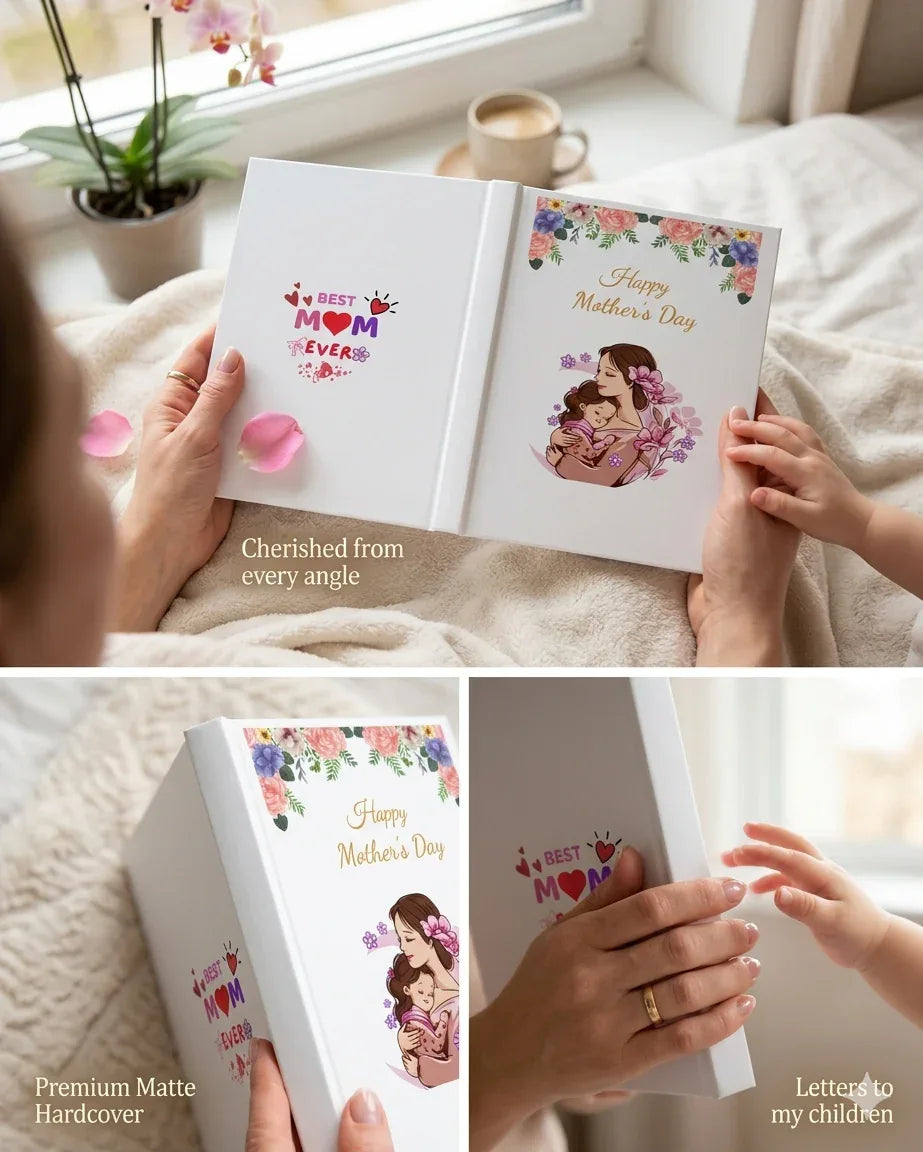 The Motherhood Keepsake Journal: Floral Hardcover Edition